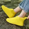 Cubrezapatos de Látex Impermeables y Engrosados para Días Lluviosos, Cubre Pies Resistentes al Desgaste, Cubrezapatos Impermeables Antideslizantes, Empacados Individualmente, Cubrezapatos Portátiles a Prueba de Lluvia