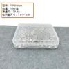 Alfileres de Posicionamiento de Diamante En Caja, Tachuelas Transparentes, Alfileres de Posicionamiento para Costura y Corte Patchwork, Alfileres para Dar Forma a Ramo de Boda Floral