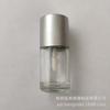 Botella redonda de vidrio transparente para brillo de labios con aplicador, botella para brillo de labios con tapa, botella para esmalte de uñas 10ml15ml