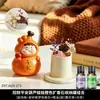 Linda piedra difusora de aroma sin llama con forma de calabaza, aceite esencial, adorno de escritorio para dormitorio, hogar, decoración creativa de nicho de alta gama