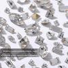 Lote completo de broca de unha broca de formato especial para nail art cor flash broca de ponta afiada broca mista de vidro cristal joia de unha