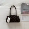 Bolsa de Axila Polka Dot Fashion 2026 Nova Tendência Doce Cool Estilo Bolsa de Ombro Versão Coreana Casual para o Dia a Dia Tendência Bolsa Almofada