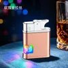 Encendedor de cámara de gas transparente de colores, famoso en internet, encendedor de metal a prueba de viento, encendedor de gas recargable, venta directa del fabricante