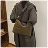 Bolso cruzado de cuero esmerilado para mujer, bolso de mano sencillo y moderno, de gran capacidad, para otoño e invierno de 2024.