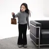 Camiseta Base Tutu Elefantinho 2026 Inverno Novo Estilo Infantil Personalizada Top Pai e Filho Meninas Gola Alta Slim Fit Manga Longa Tendência