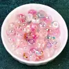 Ding Yi Ni Shang Contas de Ábaco Rosa Lua Fria Galvanizado Alto Brilho Contas Soltas Corrente de Celular DIY Contas Espaçadoras Acessórios de Joias
