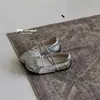 2026 Novos Sapatilhas de Ballet para Meninas Primavera/Verão Sapatos Planos de Calçar Sapatilhas Mary Jane Vazadas Rasas Casuais para Crianças