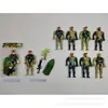 Juguetes de Adornos de Mesa Militares de Juego de Rol de Comercio Exterior para Niños / Set de 4 Modelos de Soldado Realistas de 11 cm con Accesorios