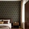Adesivos Geométricos Minimalistas de Luxo Leve Adesivos de Parede Autoadesivos Decoração de Parede de Fundo para Quarto Próximo à Cama Papel de Parede para Renovação de Móveis