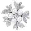 Broche de Lapela de Casaco Estilo Chanel Feminino Broches Anti-Luz Corsage Acessórios Broche de Flor de Camélia Pérola
