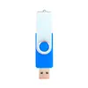 Memoria USB Giratoria 128m 256m 512m 1g 4g Grabado Subasta Publicidad Regalo Alta Velocidad 32G Memoria USB 16g