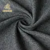 Tejido de franela de lana mezclada con hilo plateado, tejido de sarga con hilos metálicos, tejido engrosado para abrigos y trajes, suministrado por el fabricante