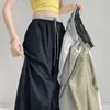 Ropa de Mujer Seda de Hielo Secado Rápido Pantalones de Pierna Ancha 2026 Verano Nuevo Sueltos Adelgazantes Casual Bloqueo de Color Ropa de Trabajo Pantalones Deportivos