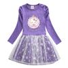 Vestido de Outono para Meninas Roupas de Outono 2024 Primavera e Outono Novo Estilo Estilo Infantil Saia do Gato Kt Saia de Algodão Puro para Bebê Saia de Primavera
