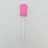 Gotero de silicona Niños Bebé anti-atragantamiento alimentador de medicina gotero de medicina tubo de ensayo de 5 ml herramienta gotero para alimentar medicina
