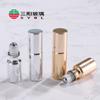 3ml5ml10ml Botella de Vidrio con Rodillo Galvanizado Oro y Plata UV Botella de Perfume Sub-envasado Botella de Aceite Botella de Rueda Caminante Botella de Crema para Ojos Muestra