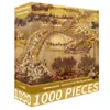 1000 piezas de rompecabezas 1000 piezas de rompecabezas educativo para niños y niñas juguetes de animación para adultos descompresión alta dificultad pueblo feliz