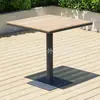 Juego de Mesa y Sillas de Exterior con Sombrilla Patio Balcón al Aire Libre Terraza Ratán Tejido Exterior Impermeable Estilo Ocio Madera Anticorrosión Mesa y Sillas