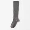 Calcetines de compresión para mujer, adecuados para deportes, fitness, correr, ciclismo, saltar la cuerda, calcetines de compresión muscular, calcetines de yoga de longitud media para adelgazar la pantorrilla