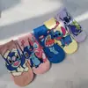 Meias transfronteiriças Amazon Série Stitch comércio exterior meias tipo barco europeias e americanas fabricantes atacado meias série Sanrio femininas