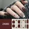 ZA - Adhesivo para uñas blanco sin hornear, totalmente impermeable, parche para decoración de uñas, sensación avanzada, simple, pegamento para esmalte de uñas al por mayor