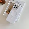 Funda Magnética de Gel Dos en Uno para Teléfono Adecuada para Apple 17 Pro Max, Color Sólido 16, Sencilla 15, Agujero Grande 14, Moderna 13