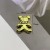 Urso Dourado Galvanizado Acessórios Manuais DIY Acessórios de Cabelo Adorno para Cabeça Capa de Celular Material de Decoração Acessórios Vintage de Desenho Animado