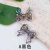 Concha acrílica transparente color AB 32mm * 36mm accesorios de joyería de lazo diy colgante versátil venta al por mayor de fábrica