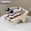 Estante de Zapatos de Almacenamiento de Doble Capa de Plástico Gabinete de Zapatos de Doble Capa Estante Gabinete Gabinete de Zapatos para el Hogar Estante de Almacenamiento de Zapatos de Múltiples Capas