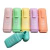 Kit mini marca-texto kit 6 cores proteção ocular Macaron marca-texto caneta chave caneta marcadora especial atacado