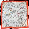 Cadena Caballo Primavera Nuevo Pañuelo de Seda para Mujer Cuadrado Pequeño Seda Seda Primavera y Verano Pañuelo Decorativo Pañuelo Protector de Cuello para Acompañar Ceremonia de Mano
