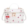 Bolsa feminina casual estampada estilo coreano, nova coleção outono 2026, apresentando um design fresco e artístico, uma bolsa de ombro moderna e simples, e uma bolsa transversal ou de ombro estilosa