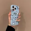 Guitarra de Dibujos Animados Adecuada para Phone16Promax Apple 14Pro No Golpea la Carcasa Funda para Teléfono Móvil 15 Estilo Nuevo 13 Completa