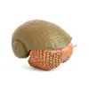 Figura Realista de Caracol Marinho Modelo de Criatura do Oceano em PVC Caracol Detalhado com Escamas para Crianças Brinquedo Educacional Decorações da Vida Marinha Ferramenta de Aprendizagem da Natureza