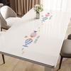Toalha de Mesa Estilo Novo 2025 Pequena e Fresca Luxo Acessível Toalha de Mesa High-End Sem Lavagem À Prova de Óleo e Impermeável Pvc Mesa de Jantar Mesa de Centro Tapete