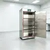 Gabinete de desinfección con ozono con apertura frontal y trasera para ventanas de transferencia de sala limpia, utilizado en proyectos de purificación de fábricas de electrónica, desinfección a baja temperatura con ozono