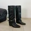 Botas de mujer talla grande 41-43, botas largas de caña alta para mujer, nuevas botas de jinete primavera y otoño 2026, botas de ajuste ceñido, botas de mujer extremadamente estilosas