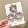 Cuerda de Teléfono Frosted Simple para Atar el Cabello, Goma para el Cabello de Otoño e Invierno de Gama Alta, Goma para el Cabello, Accesorios para el Cabello de Moda, Goma para el Cabello