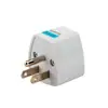 Adaptador de bitola britânica para bitola americana Bitola europeia Bitola australiana para padrão americano Padrão alemão Plugue de conversão de energia Plugue redondo plano padrão europeu