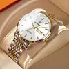 Reloj para Hombre de Marca Suiza con Doble Calendario Resistente al Agua Luminoso de Cuarzo Transmisión en Vivo Dropshipping