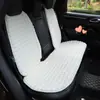 Cojín de Coche de Cuadros Clásico Felpa Asiento de Coche Cojín de Coche Cálido y Cómodo Cojín de Asiento de Coche en Otoño e Invierno