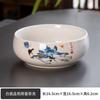 Lavabo de Té de Cerámica Grande Lavabo de Cerámica Negra Doméstico Tazón de Agua Pequeño Lavapinceles Accesorios para Juego de Té Lavabo Extra Grande Lavabo para Taza de Té Utensilios