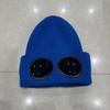 Gorro de punto para mujer Otoño e Invierno Esquí A prueba de viento Gafas Cálido Gorro de lana para hombre Deportes al aire libre Gorro cálido
