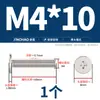 Tornillos de Cabeza Plana Delgada niquelados, de Forma Delgada, de Borde Delgado, Cabeza Plana Grande, Cabeza Plana Negra, Tornillos Phillips, Cabeza Plana M2M3M4M5M6