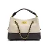 Bolsa de Corrente com Padrão de Diamante Retrô Feminina 2026 Nova Tendência Fashionável Bolsa Transversal Nicho Alta Qualidade Bolsa Saco para o Dia a Dia