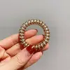 Goma para el pelo con textura metálica para teléfono, tamaño grande, alta elasticidad, no daña el pelo, accesorio para la cabeza para mujer, versátil, sin marcas, accesorio para el pelo duradero para uso externo
