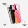 Fondo Rosa con Rayas Degradadas Transfronterizo Adecuado para Película Apple 17Promax Funda de Teléfono Dos en Uno Personalizada 16/15Plus