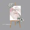 Decoración de Cumpleaños para Niña Adulta Rosa Estilo Pintura al Óleo Leche Escena Globo Fondo Simple Tablero Kt Papel de Belleza Industria