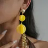 Colar Circular Spliced de Acrílico Camada Dupla Estilo Europeu e Americano, Vintage, Único, Corrente de Clavícula Moderna, Joia de Nicho de Alto Padrão para Mulheres