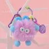 Cosas Bonitas y Feas Llavero Colgante Cochecito Bola de Carbón Pequeña Colgador DIY Elfo de Dibujos Animados Colgante de Felpa Accesorios para Bolsos